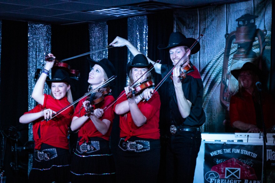 Mama's Wranglers perform at the Firelight Barn on Boulder Highway.