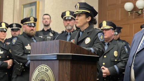 Carley Conley was appointed Chief of the Lewiston Police Department on Nov. 11, 2024. She enters the position with 25 years of policing experience in multiple roles at the agency