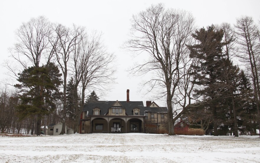 Quarry Farm is shown near the original site of the Mark Twain Study in Elmira, N.Y., Tuesday, Feb. 23, 2010.