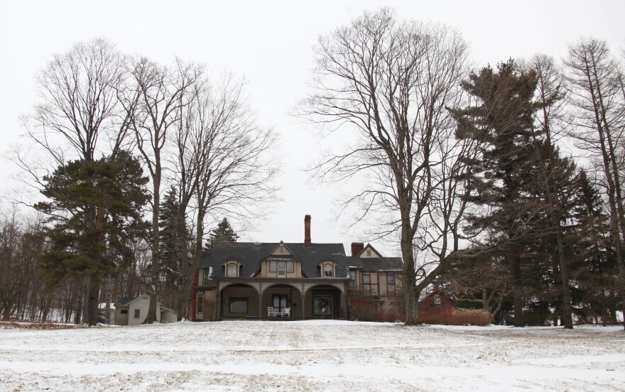 Quarry Farm is shown near the original site of the Mark Twain Study in Elmira, N.Y., Tuesday, Feb. 23, 2010. 