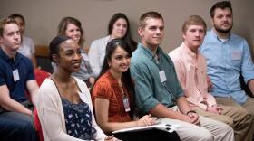 The first class of medical students gathered last week to mark the opening of a branch of the New York Institute of Technology College of Osteopathic Medicine on the campus of Arkansas State University in Jonesboro. Starting new branches of medical school