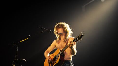 Jesse Welles performing at the Val Air Ballroom in West Des Moines last week.