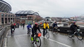 On Sunday, April 8, 2018, 7,000 cyclists braved wind and rain to get the last ride across the viaduct.