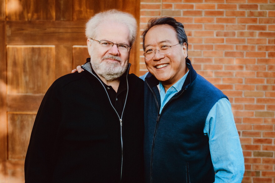 Pianist Emanuel Ax, left, and cellist Yo-Yo Ma open the Virginia Arts Festival's 30th season in March at the Harrison Opera House.