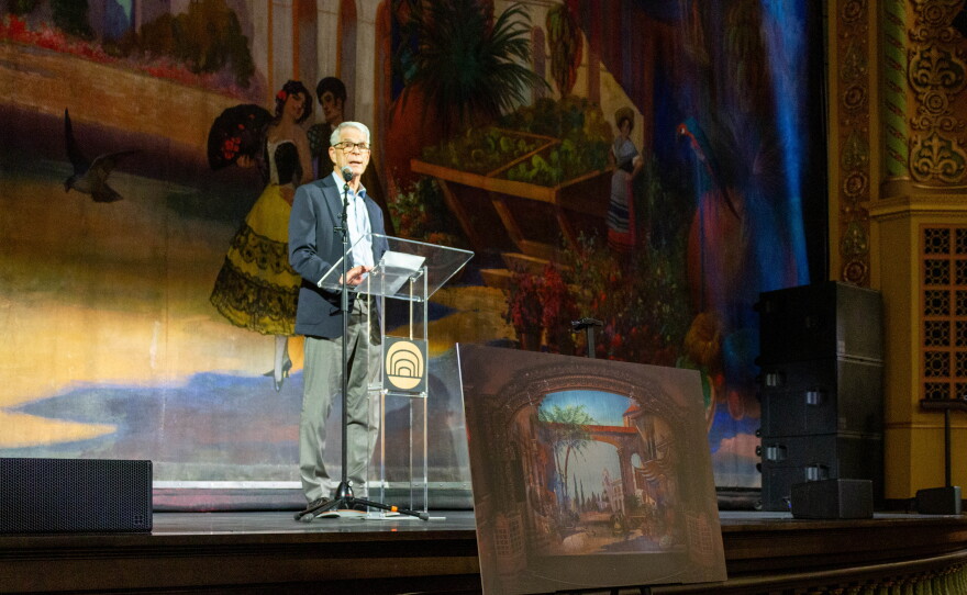 Retired architect Jeffrey Van Sickle served as restoration co-chair for The Orpheum theater.