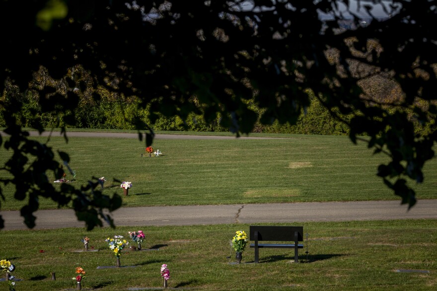 Abdul-Aziz Rashid Muhammad is buried at Crown Hill Memorial Park and Mausoleum in Cincinnati, Ohio.