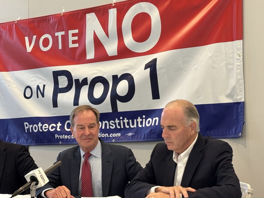 Republican Bill Schuette and Democrat Dan Kildee Wednesday urged Michigan voters to say no to the Con Con question on the November ballot