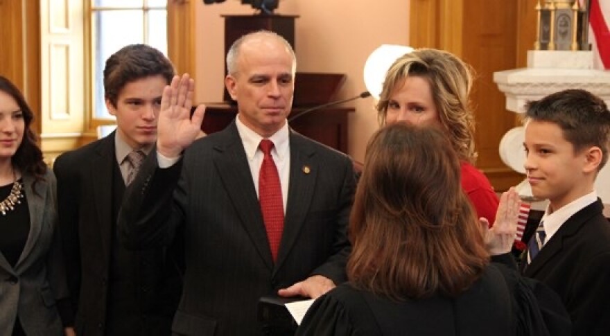 Springfield State Representative Kyle Koehler at his swearing in ceremony