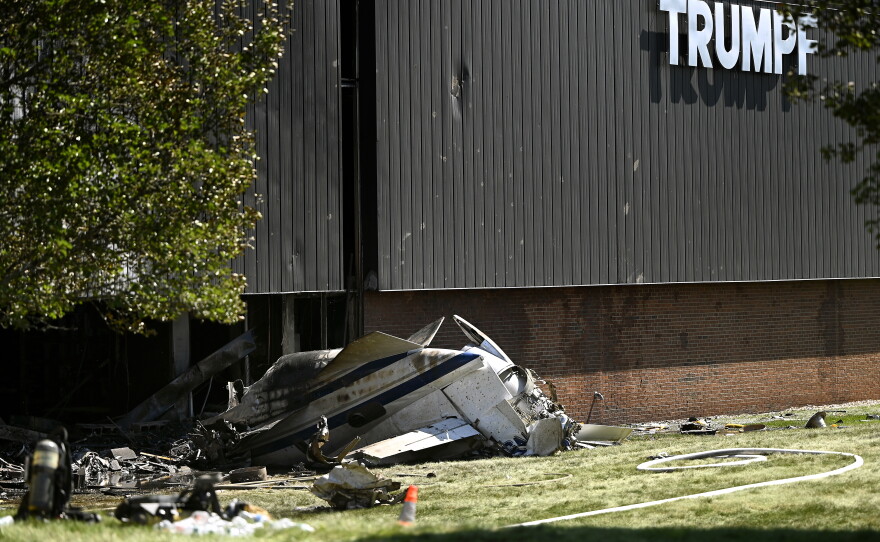 A Cessna 560XL experienced a mechanical failure during takeoff from Robertson Airport in Plainville on Sept. 2, 2021. The aircraft crashed at Trumpf Inc. and hit the building, bursting into flames. No one in the building was hurt. The four people on the plane, two pilots and two passengers flying to North Carolina, did not survive.