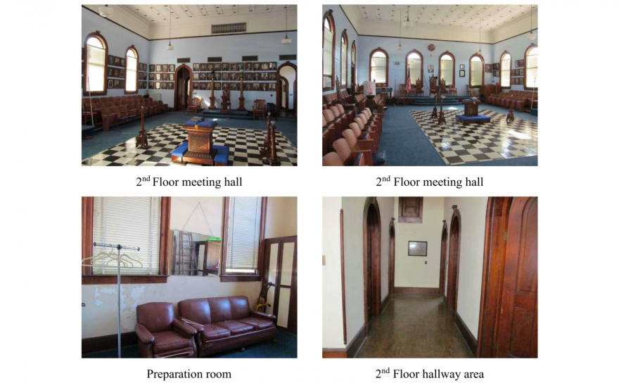 Glimpses of the 111-year-old building's interior can be seen in the city's appraisal. (Courtesy of the City of Gainesville)