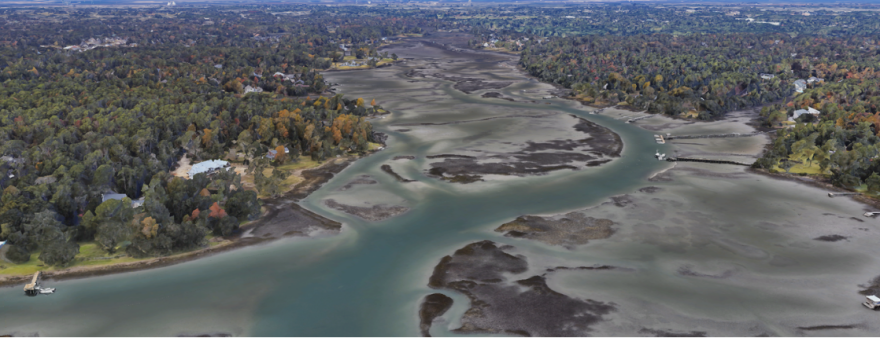 Hewletts Creek aerial image