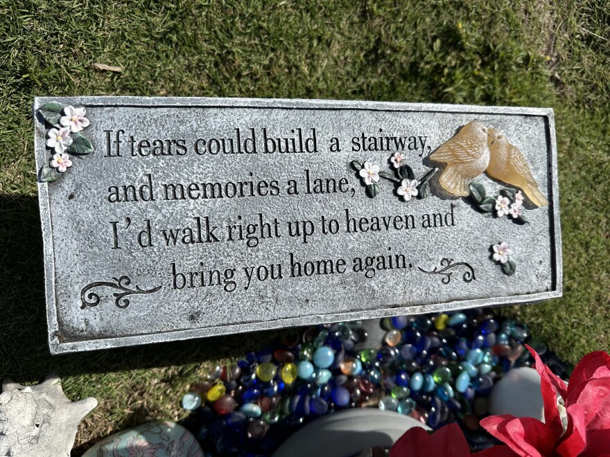 Pascal's mom placed a plaque on Pascal's grave on Big Coppitt Key given to her by friends.