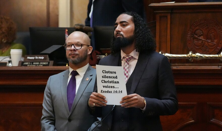 at the Statehouse on Feb. 25 , 2026.