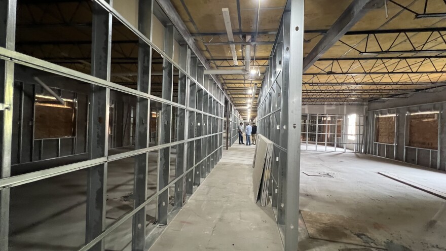With much of the premises being an active construction site, limited tours inside allowed viewers to see the eventual units starting to take shape, including