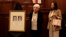 Cynthia Fuller, Cotterell's wife, speaks a