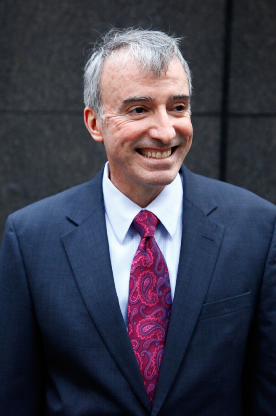 Mario Garcia Durham poses for a portrait outside of the Hilton New York during the 2012 Association of Performing Arts Presenters (APAP) conference on Friday, Jan. 6.</p