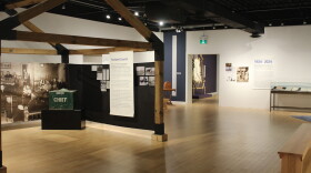 Exhibits at the Woodland Cultural Centre in Brantford, Ontario, document the Haudenosaunee Confederacy's culture and history.