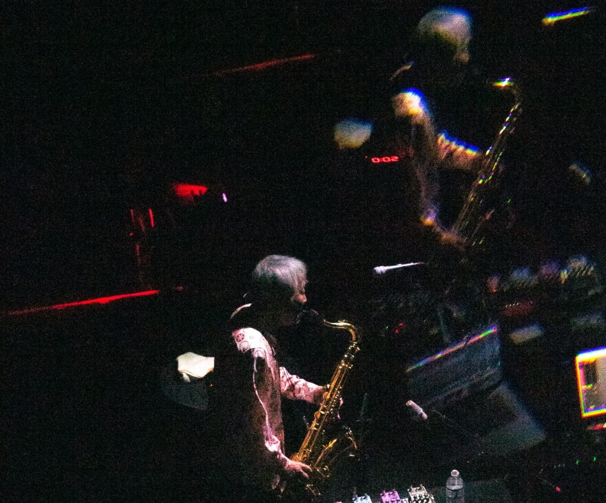 Japanese saxophonist Yasuaki Shimizu at the Great American Hall in San Francisco 