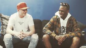 Ripp Flamez (right) is one of many Cleveland artists whose work is featured on John Stursa's (left) curated hip hop site, ImFromCleveland.com.