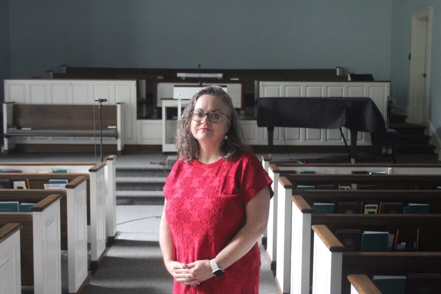 Kathy Rhyne is a connector with IU Health, part of a program that aims to improve the spiritual health of patients.
