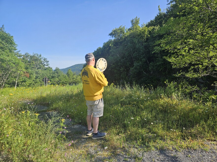 Eric Wasileski and his drum.