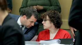 Parkland school shooting suspect Nikolas Cruz listens to proceedings with his attorney Gabriel Ermine at the Broward Courthouse in Fort Lauderdale, Fla., Friday November 1, 2019 during a hearing related to his case. 