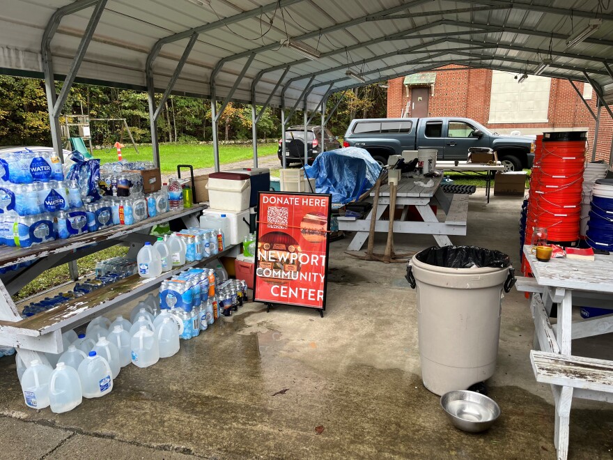 A donation center has been set up at the Newport Community Center until Thursday, Oct. 3. The group is also collecting donations in Blacksburg and Christiansburg over the next several weeks.