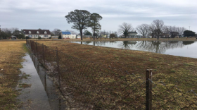 Berm infiltration pond exceeding water limit