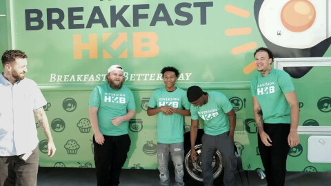 The Breakfast Hub food truck 