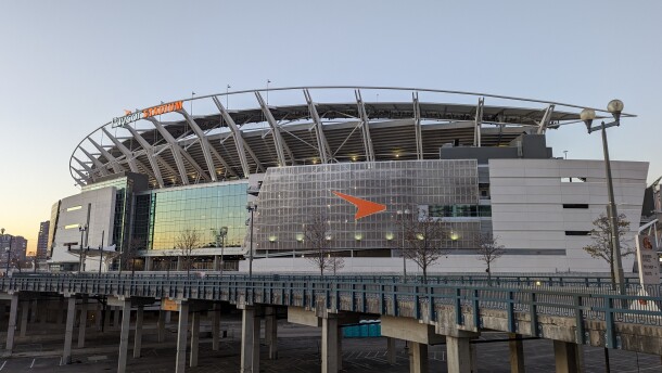Paycor Stadium in Cincinnati, home field for the Bengals