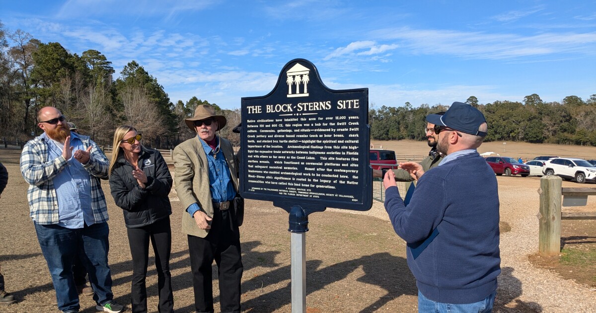 The deep history of a neighborhood east of Tallahassee is spotlighted with an official historical marker