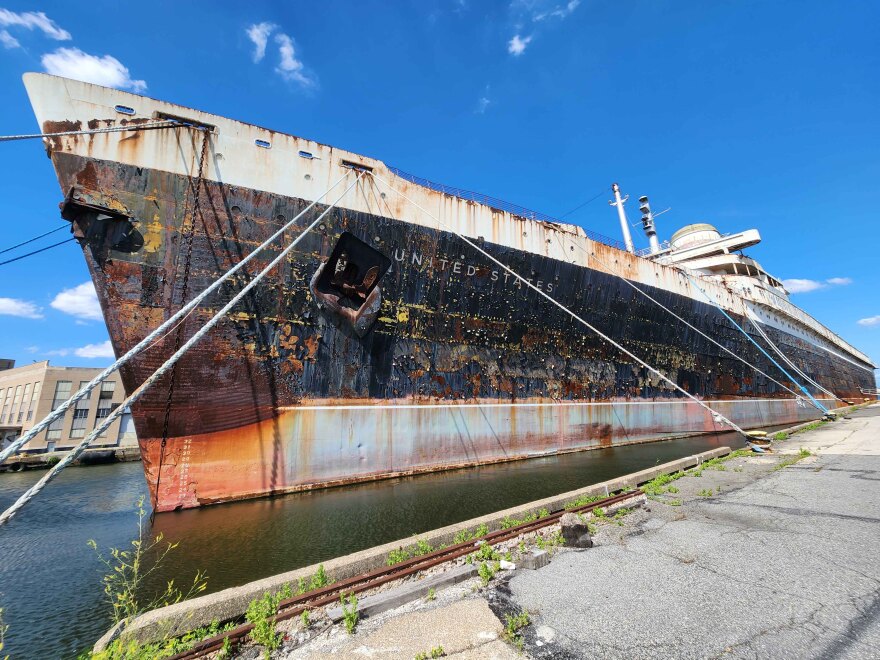 The SS United States was designed as a Cold War weapon and holds the transatlantic speed record.