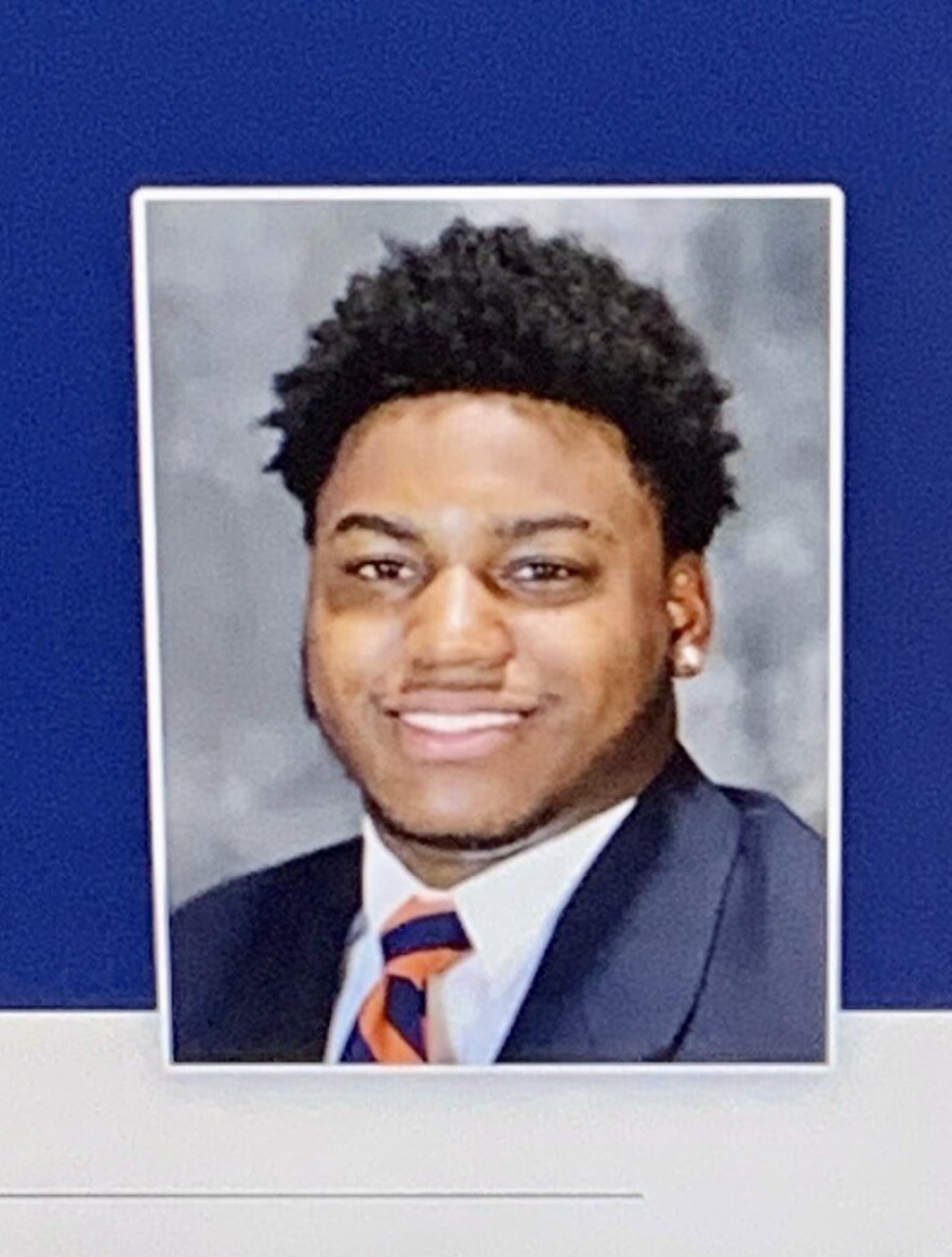 This image provided by the University of Virginia Police Department shows Christopher Darnell Jones Jr.