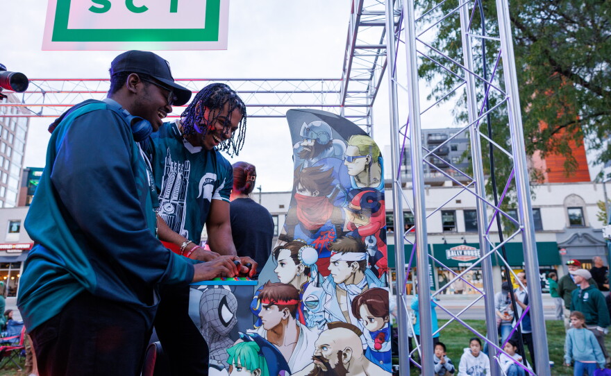 WKAR and the College of Communication Arts and Sciences collaborated on their float for the Michigan State University Homecoming Parade in East Lansing, Mich., on Oct. 9, 2026.