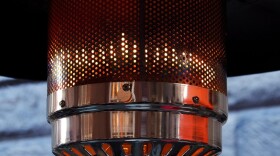 stock photo of an outdoor heater