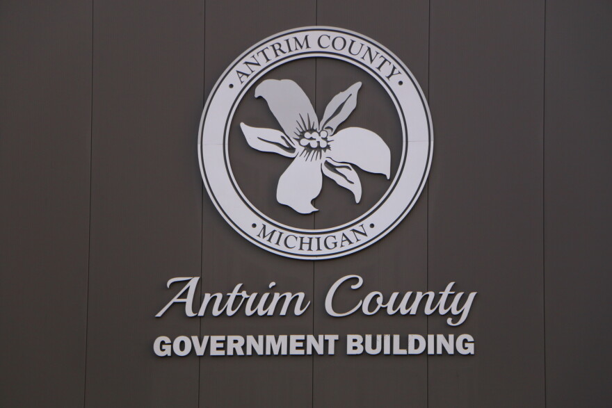 The outside of Antrim County's government building in Bellaire. (Photo : Austin Rowlader / IPR News)