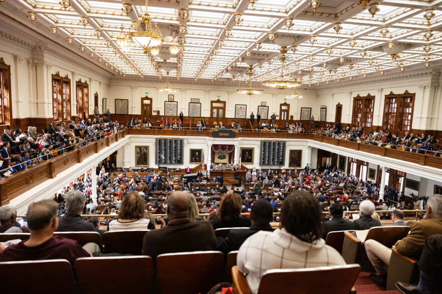 A view of the Texas House from the visitors gallery. In 2019, lawmakers approved a bill that legalized hemp, defined as any part of a cannabis plant with a Delta-9 THC concentration of not more than 0.3% by dry weight.