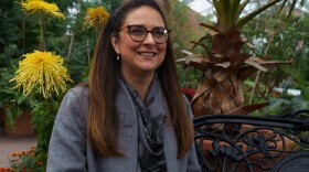 Dr. Lucia G. Lohmann poses for a portrait at the Missouri Botanical Garden in Tower Grove on Monday Nov. 4, 2024.