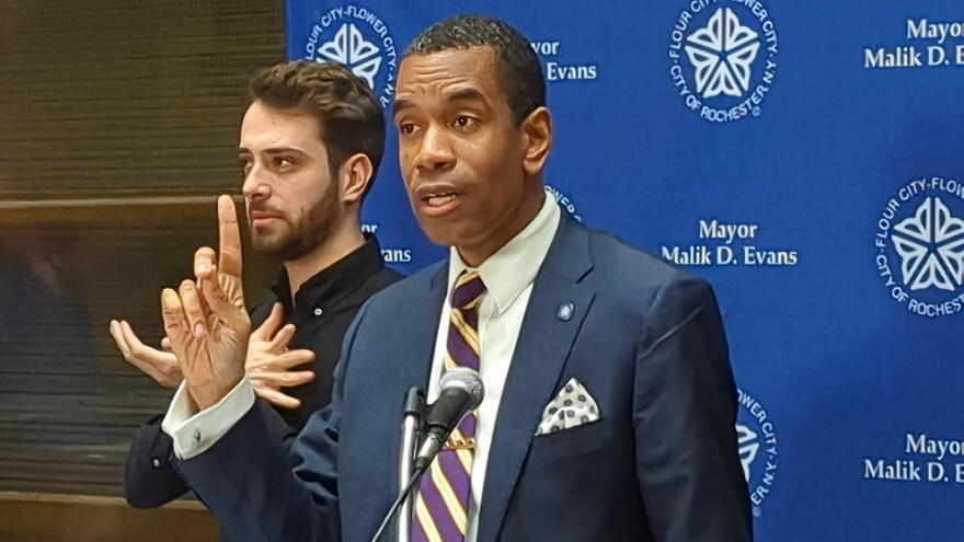 Rochester Mayor Malik Evans.