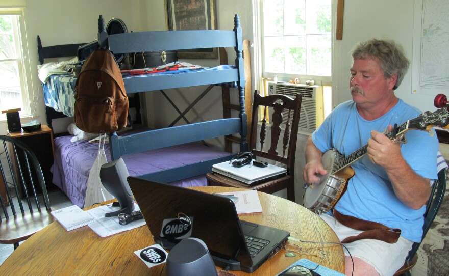 Tom Richter moved to Strawbery Banke so that he could concentrate on creating a new album of folk songs based on imagery of historic Portsmouth, N.H.
