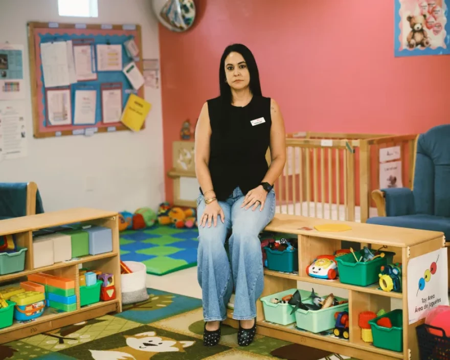 Roseangely Baque, program director at the Redlands Christian Migrant Association child development center in Bowling Green, poses for a portrait at the daycare center on Tuesday, June 30, 2026 in Bowling Green, Florida.