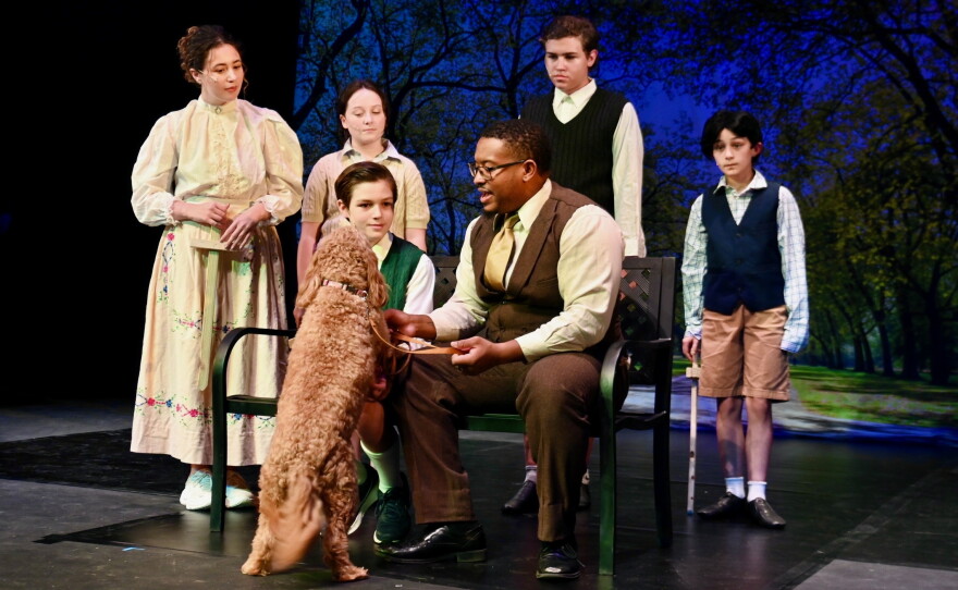 Gainesville Community Playhouse performers in "Finding Neverland."