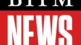 Top 1/3 of the image is black with white text reading "BTPM". Bottom 2/3 of the image is red with bold white text reading NEWS.