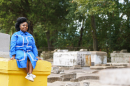 Tarriona ‘Tank’ Ball at a Baton Rouge cemetery for an episode of ‘Ritual.’