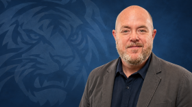 Kevin Jefferies is the radio voice of Commerce Tigers Football on 88.9 KETR.