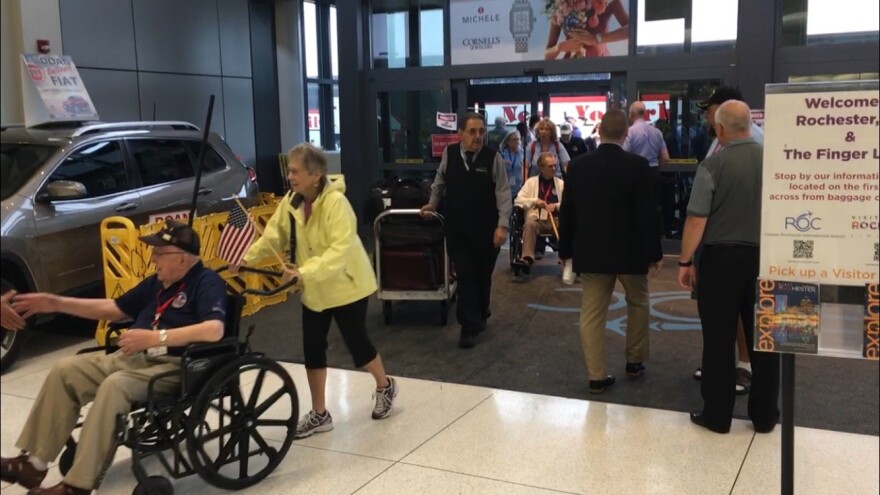 Rochester area World War II veterans taking part in the Soaring Valor program