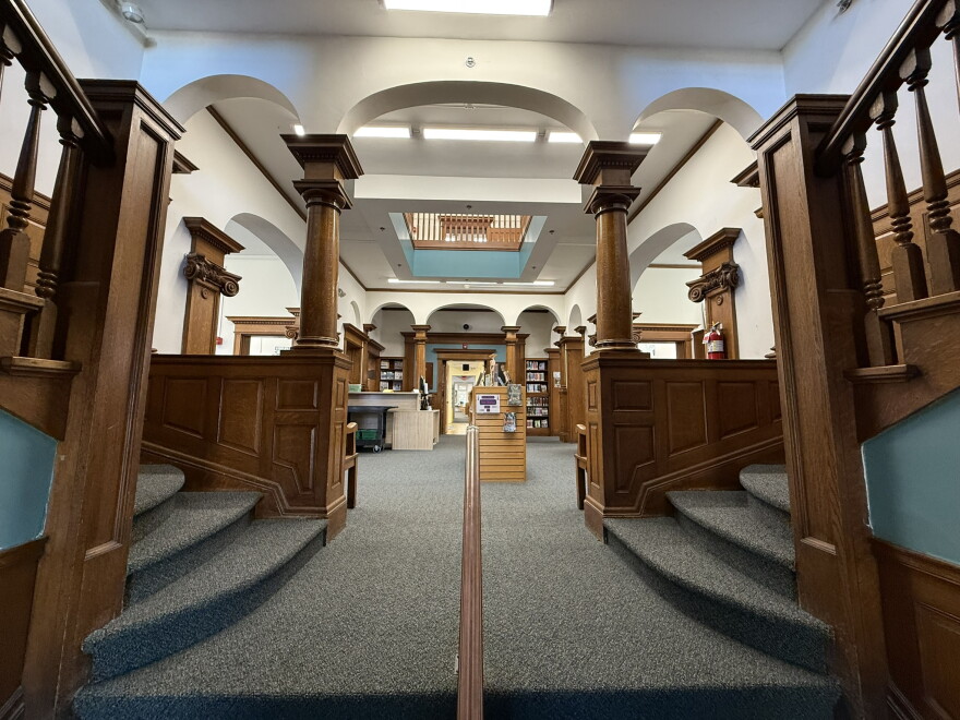 The teen room at the Rochester Public Library is located in what was the original library building built in the early 1900s.