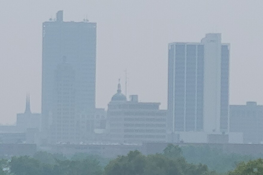 Smoke from wildfires in Canada covered Fort Wayne and many other areas of the state in late June. Those fires continue to affect the air quality in Indiana.
