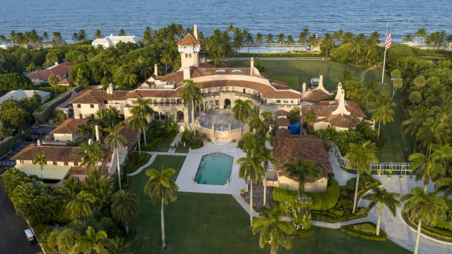  This is an aerial view of President Donald Trump's Mar-a-Lago estate on Tuesday, Aug. 10, 2022, in Palm Beach. The FBI searched Mar-a-Lago as part of an investigation into whether he took classified records from the White House to his Florida residence, people familiar with the matter said Monday.