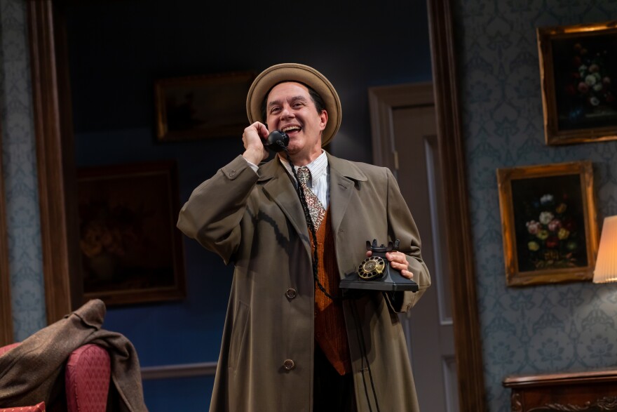 Bruce Randolph Nelson stars as Elwood P. Down in Everyman Theatre's production of "Harvey" (photo credit: Kiirstn Pagan)